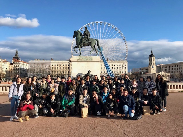 Les lycéens chinois en visite à Lyon